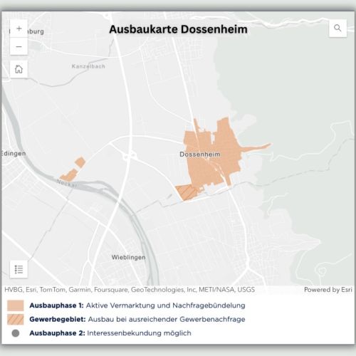 Glasfaser für Dossenheim: Deutsche GigaNetz startet die Ausbauplanung 