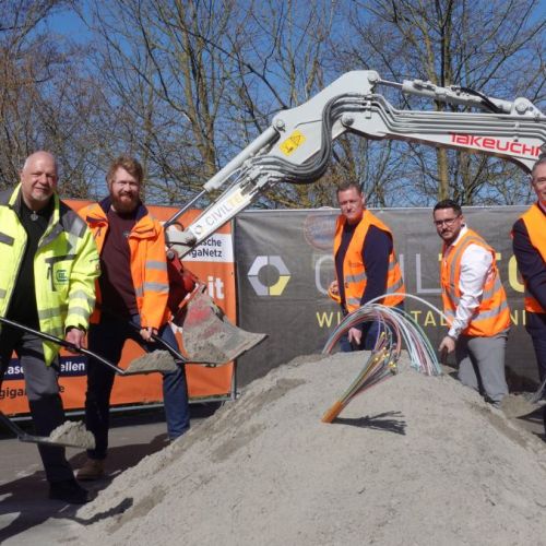 Spatenstich in Aarbergen und Hohenstein: Deutsche GigaNetz beginnt den Bau eines hochmodernen Glasfasernetzes