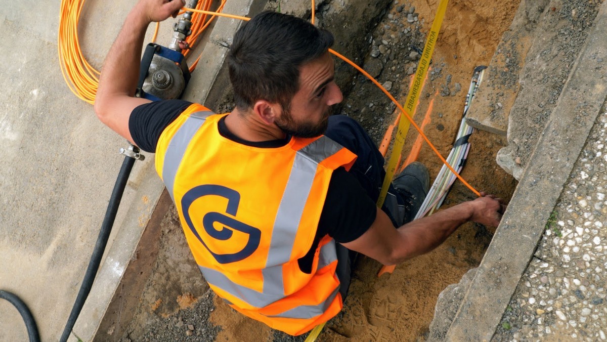 Endspurt beim Glasfaserausbau der Deutschen GigaNetz in Ittlingen  