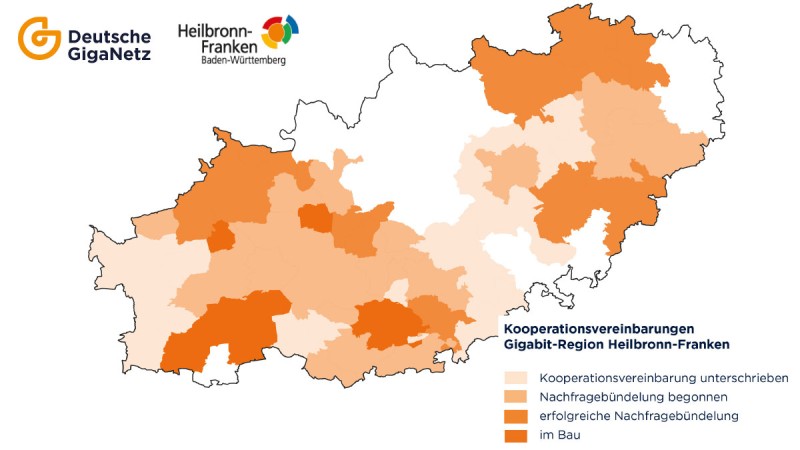 Deutsche GigaNetz startet in Heilbronn-Franken gigamäßig durch