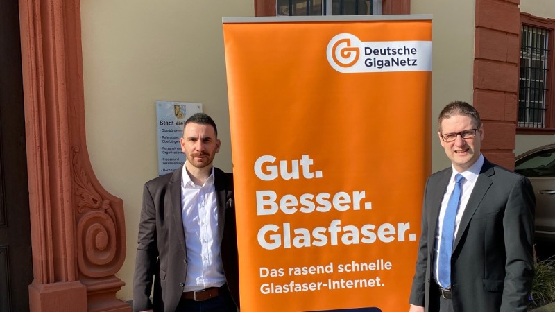 Stadt Weinheim will Liegenschaften an das Glasfasernetz anschließen